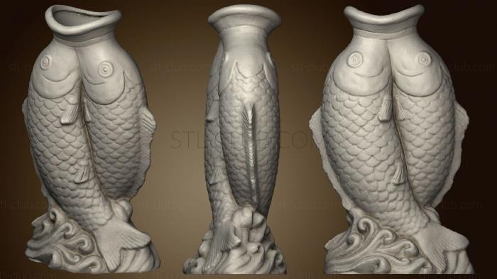 3D model Fish Vase (STL)